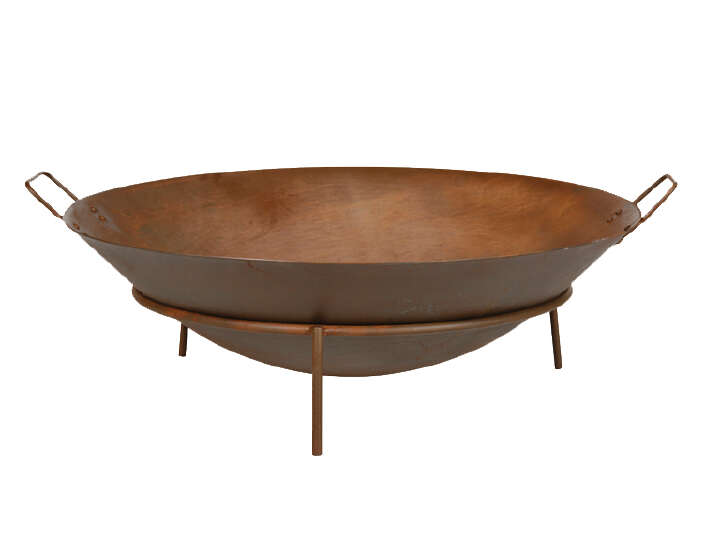 Siena Home Feuerschale Rusty, Gusseisen rostbraun, mit Griffen Ø 70cm